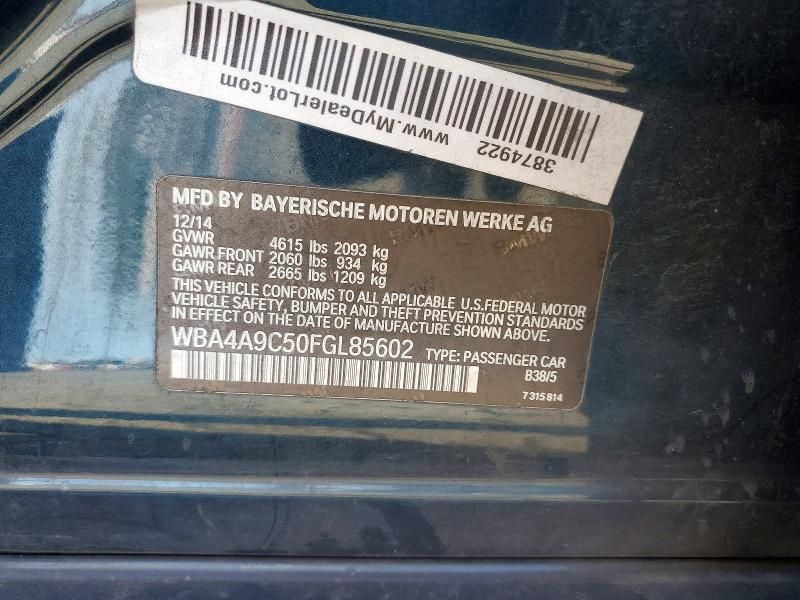 2015 BMW 428 i Gran Coupe Sulev