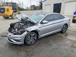 Volkswagen salvage cars for sale: 2021 Volkswagen Jetta sel Premium