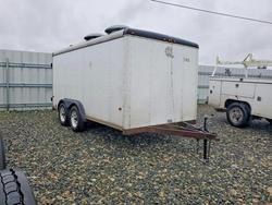 Salvage trucks for sale at American Canyon, CA auction: 1995 Wells Cargo Enclosed Cargo Trailer