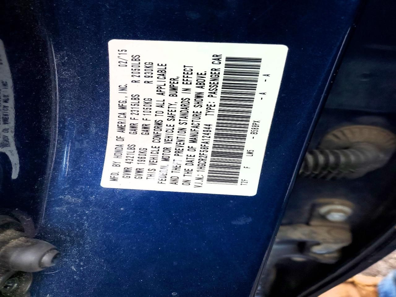 2015 Honda Accord Sport