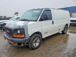 Salvage cars for sale from Copart Woodhaven, MI: 2004 GMC Savana G2500 Utility / Service Van