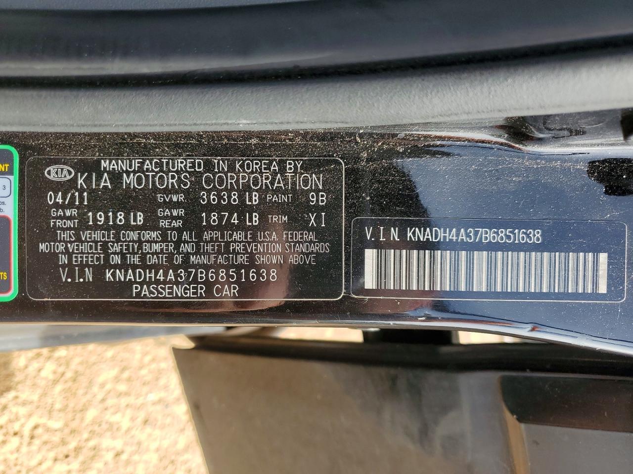 2011 KIA Rio