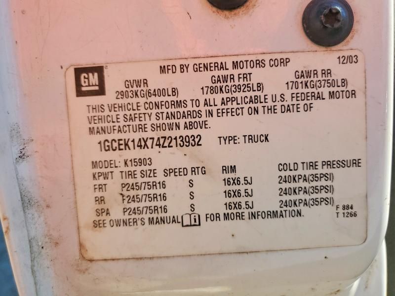 2004 Chevrolet Silverado K1500