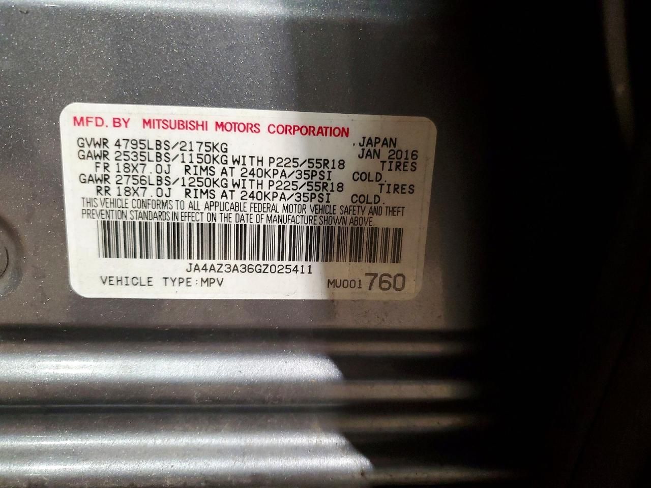 2016 Mitsubishi Outlander se