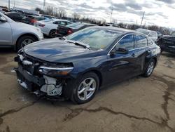 Chevrolet salvage cars for sale: 2017 Chevrolet Malibu ls