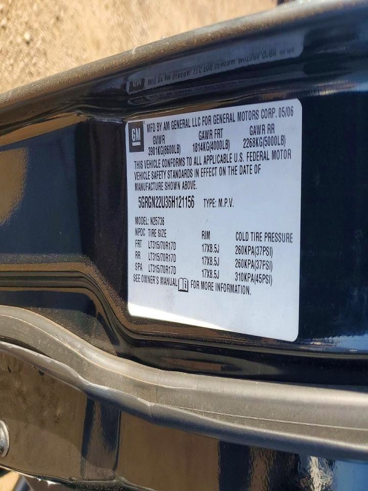 2006 Hummer H2 sut