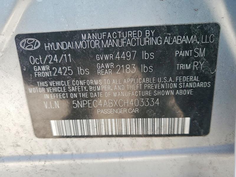 2012 Hyundai Sonata Limited 2.0t