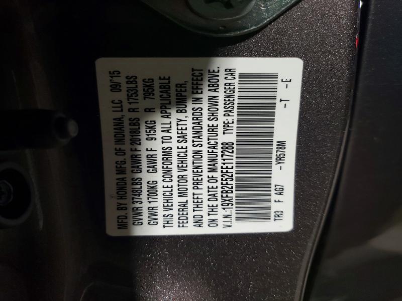 2015 Honda Civic lx