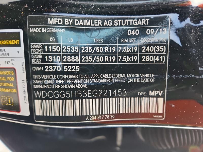 2014 Mercedes-Benz Glk 350