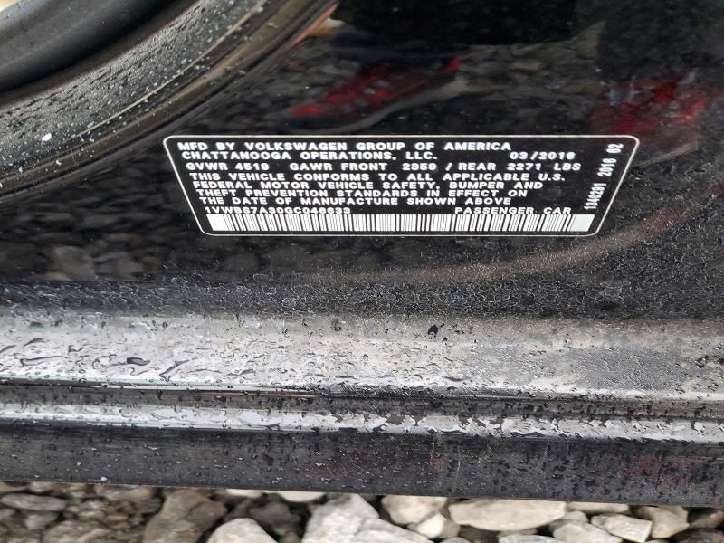 2016 Volkswagen Passat se