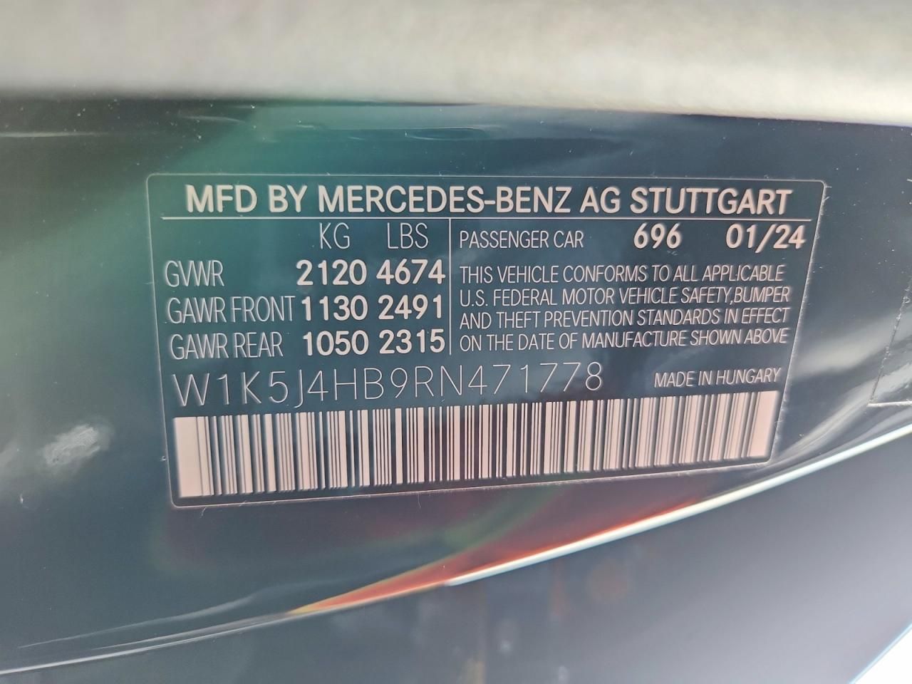 2024 Mercedes-Benz Cla 250 4matic