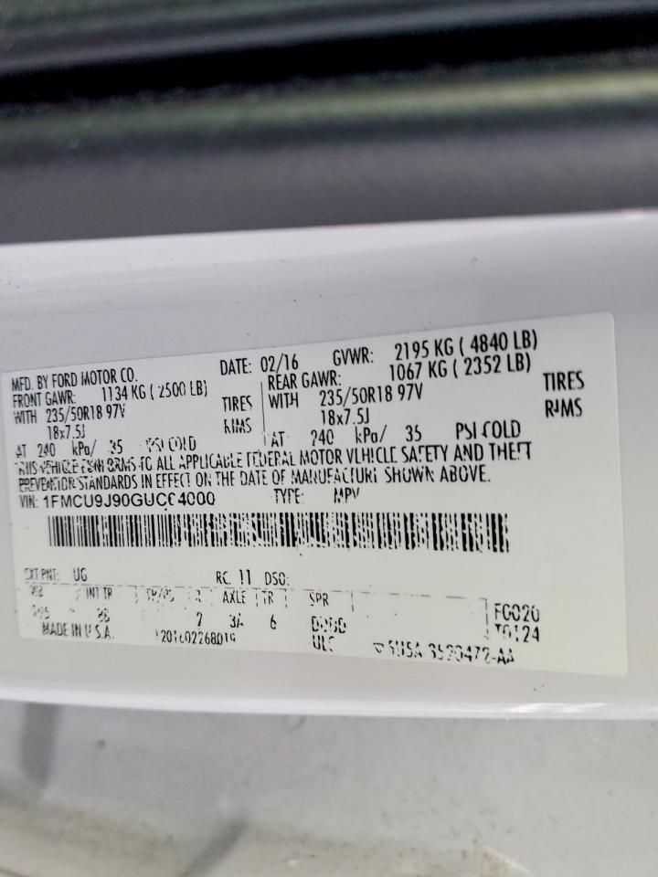 2016 Ford Escape Titanium