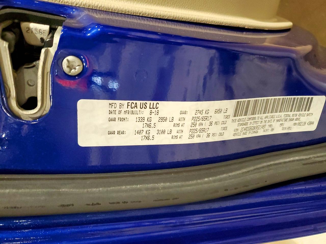 2019 Dodge Grand Caravan se