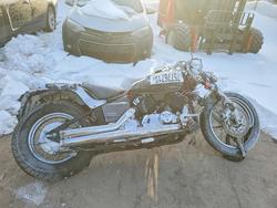 Salvage motorcycles for sale at Chalfont, PA auction: 2002 Yamaha XVS65 Base