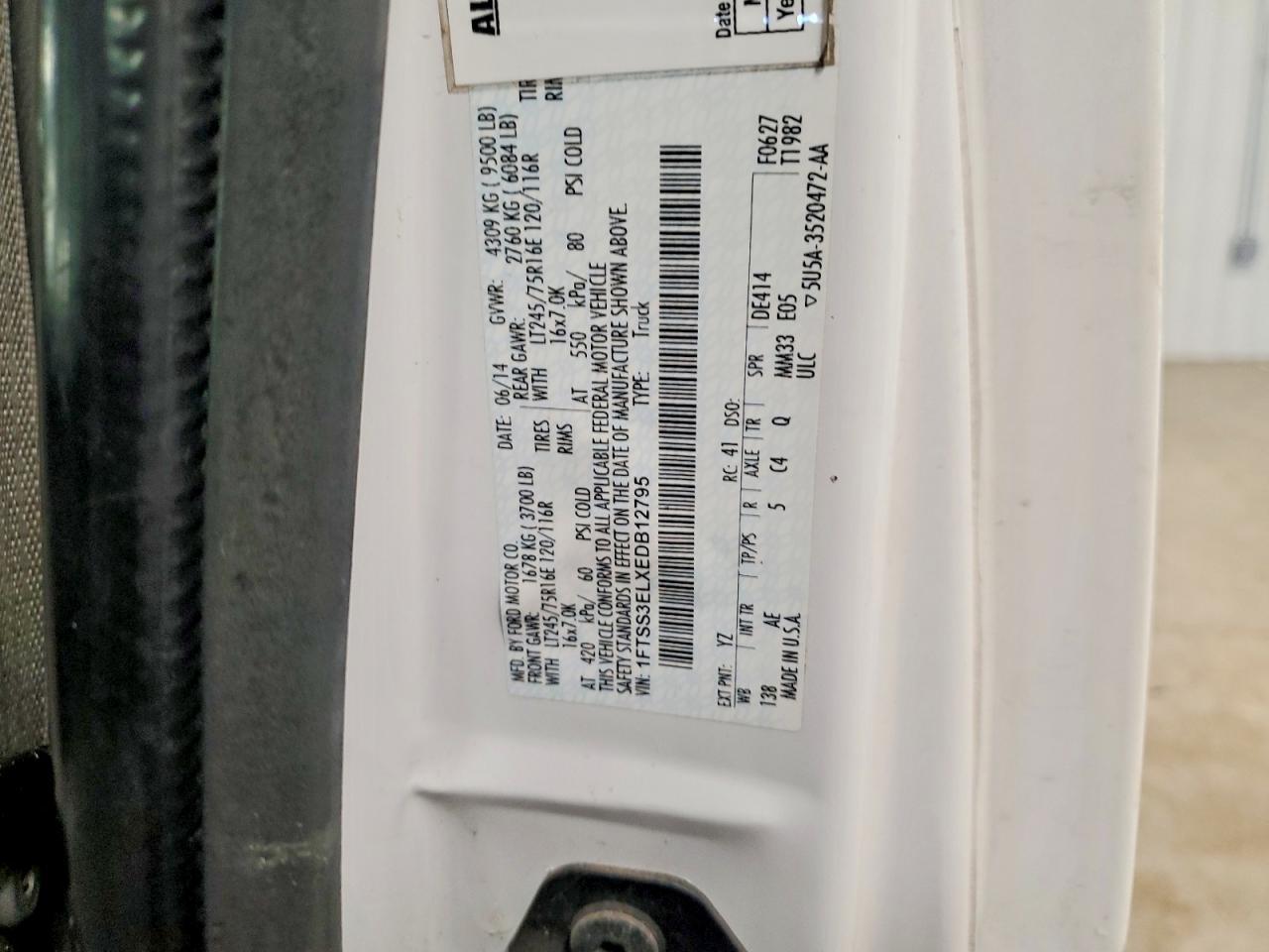 2014 Ford Econoline E350 Super Duty Van