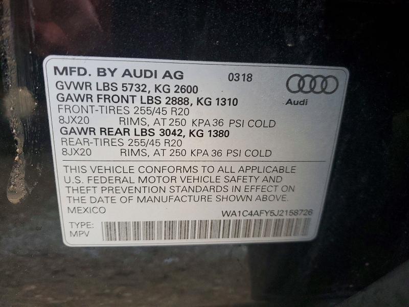 2018 Audi SQ5 Prestige