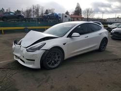 Tesla salvage cars for sale: 2021 Tesla Model 3