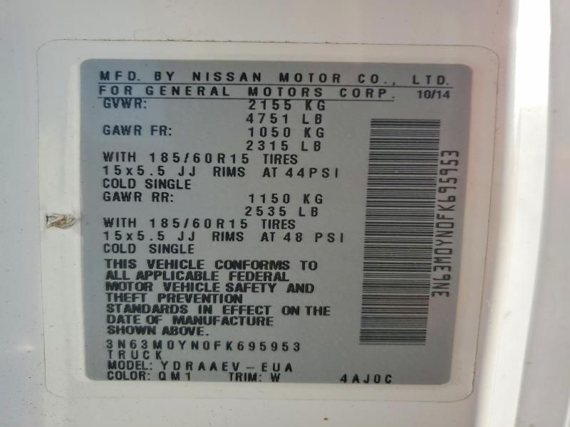 2015 Chevrolet City Express LS