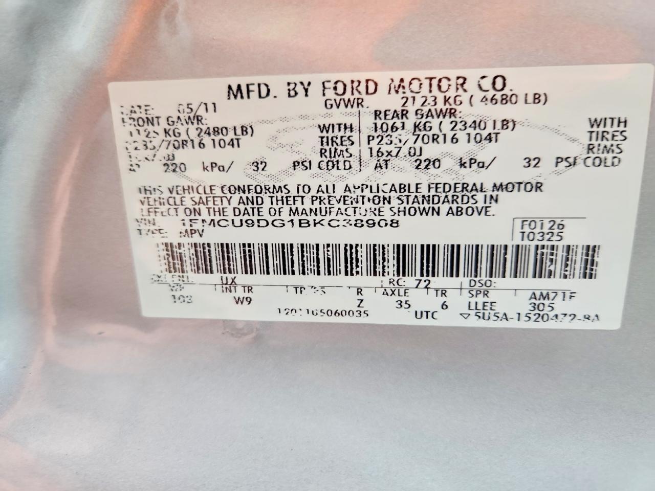 2011 Ford Escape xlt