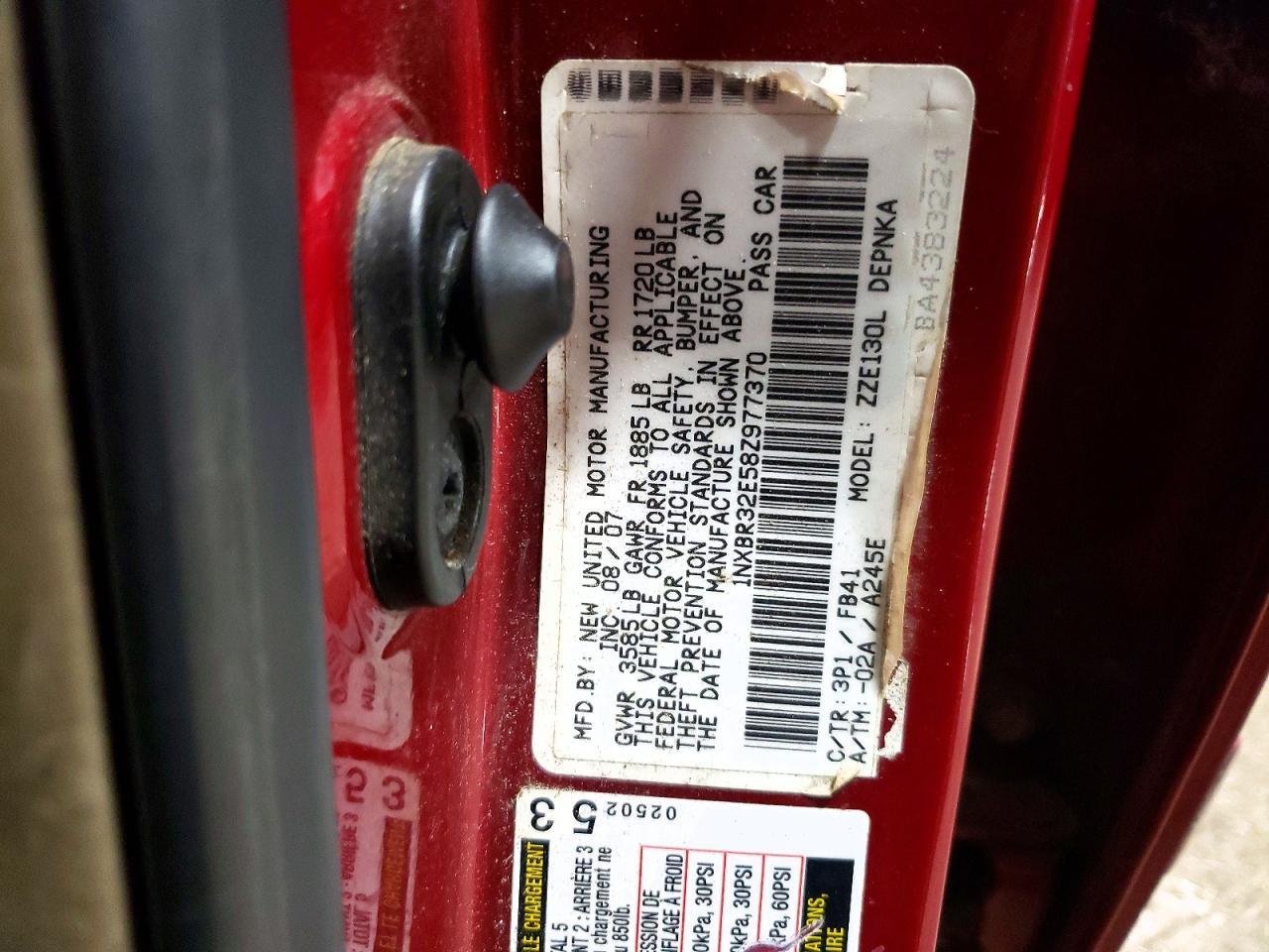 2008 Toyota Corolla le