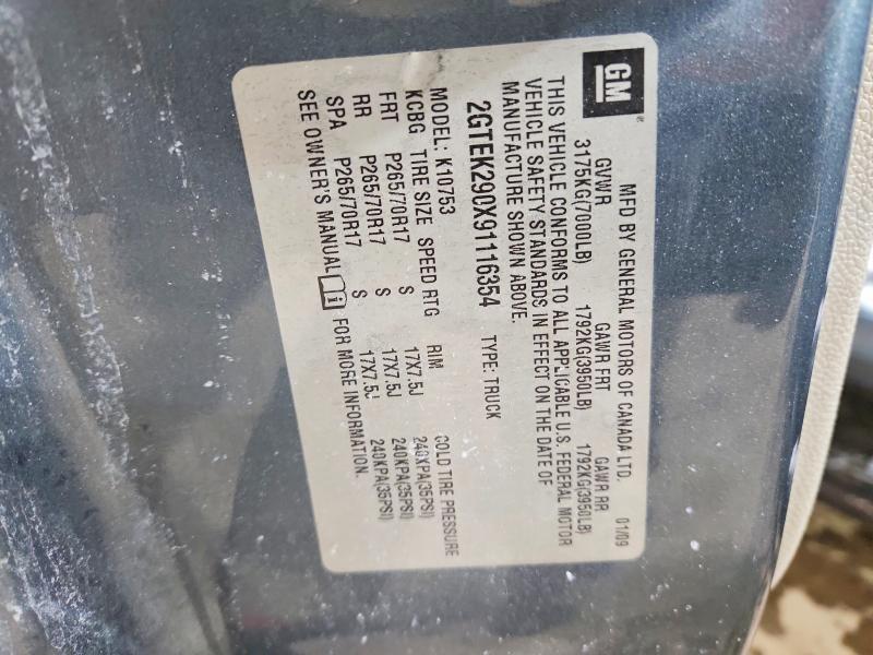 2009 GMC Sierra K1500 sle