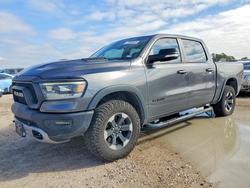 Salvage trucks for sale at Houston, TX auction: 2019 Dodge RAM 1500 Rebel