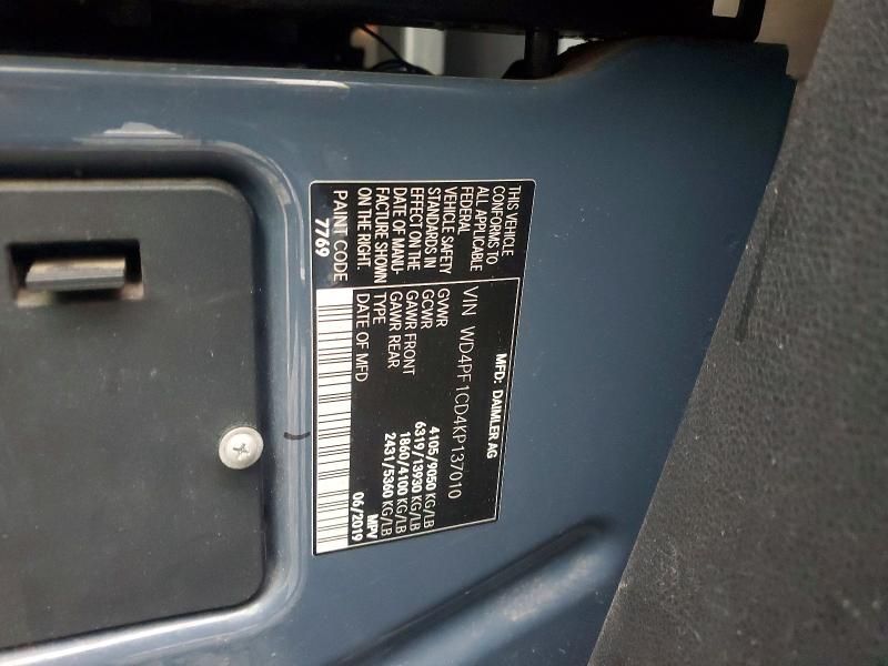 2019 Mercedes-Benz 2019 Mercedes Benz Sprinter 2500 Delivery Van