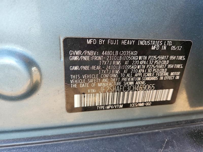 2012 Subaru Forester Limited
