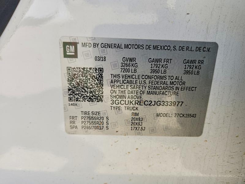 2018 Chevrolet Silverado K1500 LT