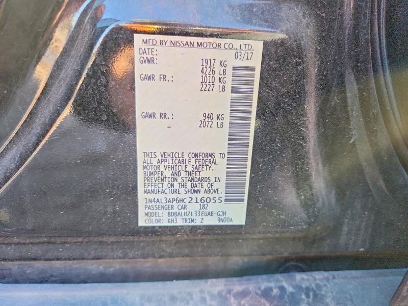 2017 Niss Altima 2.5