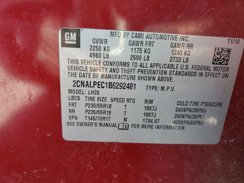 2011 Chevrolet Equinox lt