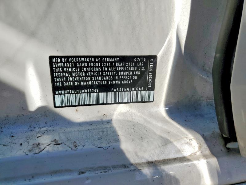 2016 Volkswagen Golf r