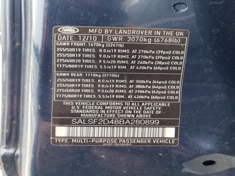 2011 Land Rover Range Rover Sport hse