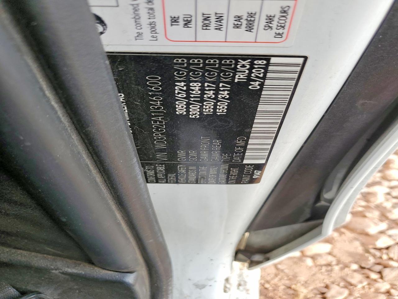 2018 Mercedes-Benz Metris