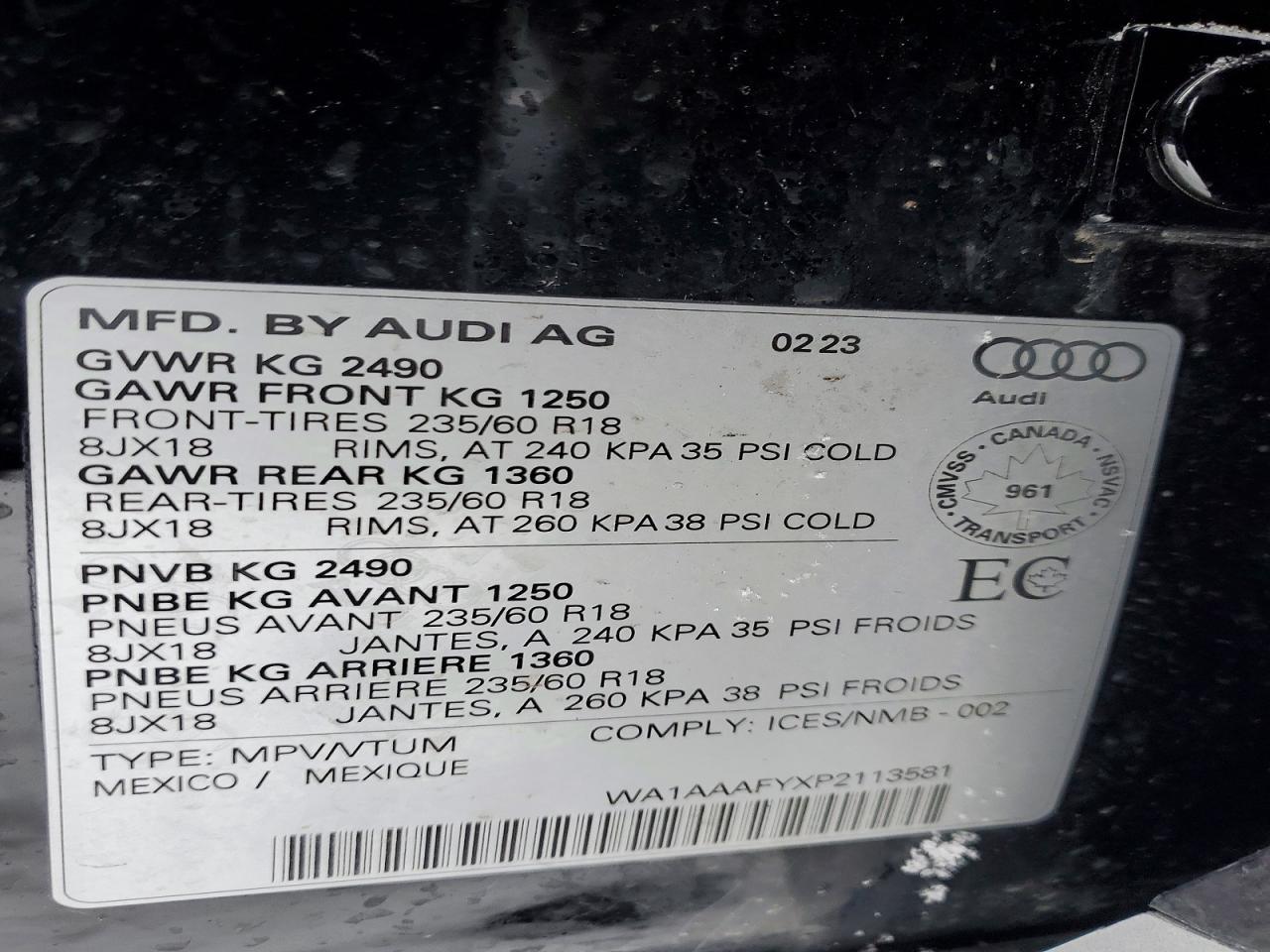 2023 Audi Q5 Komfort 45