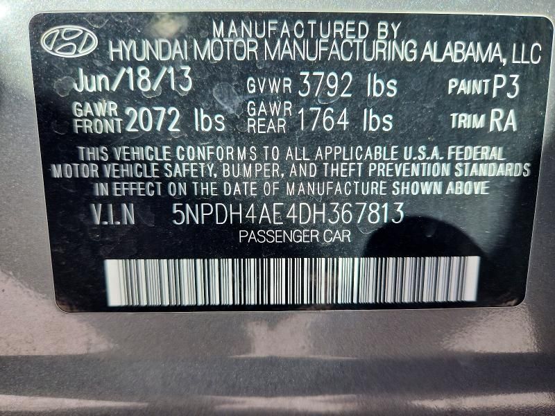 2013 Hyundai Elantra gls