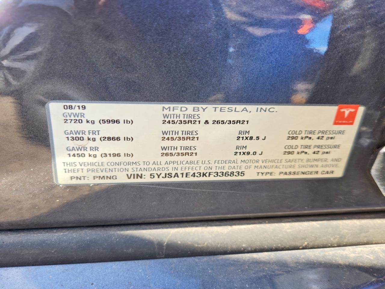 2019 Tesla Model s