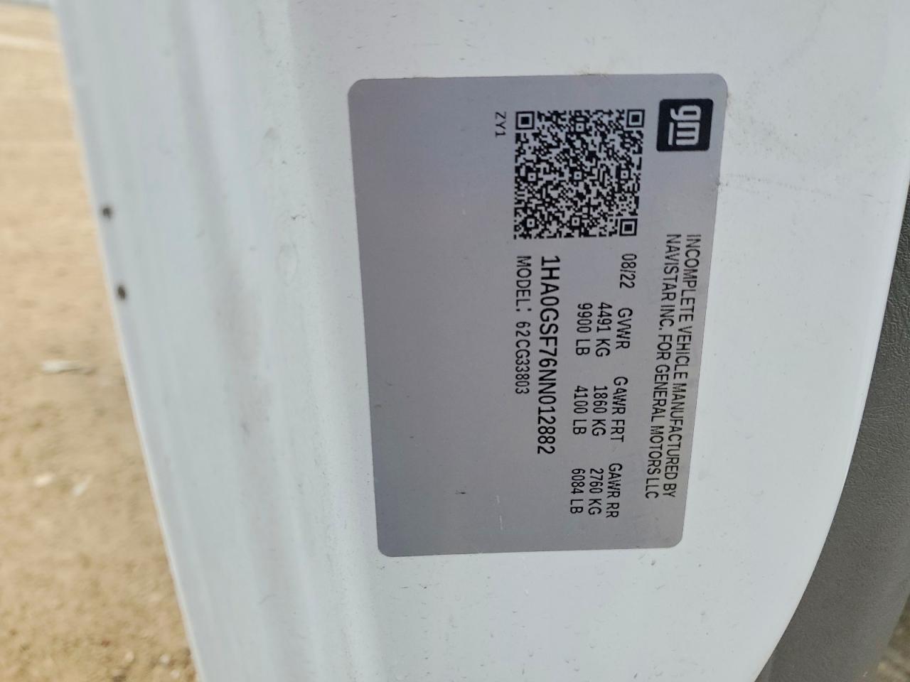 2022 Chev Express G3500