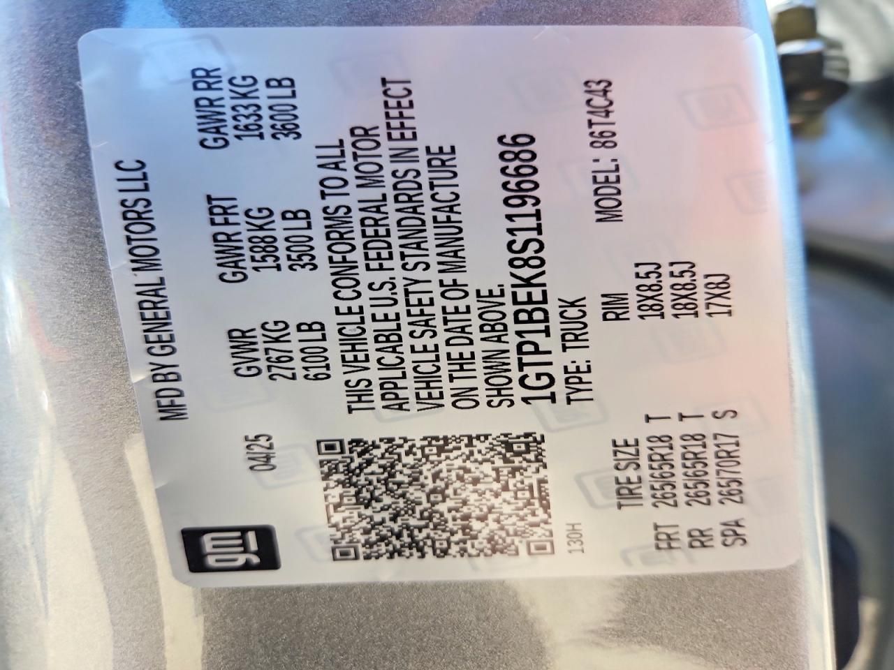 2025 GMC Canyon Elevation