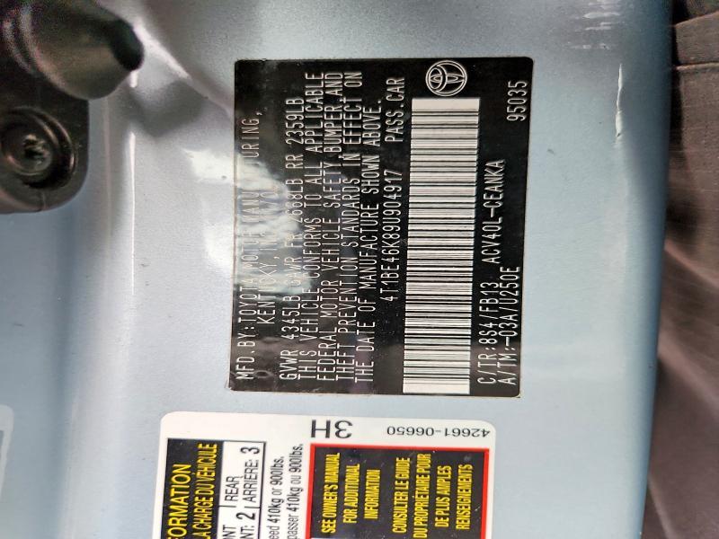 2009 Toyota Camry le