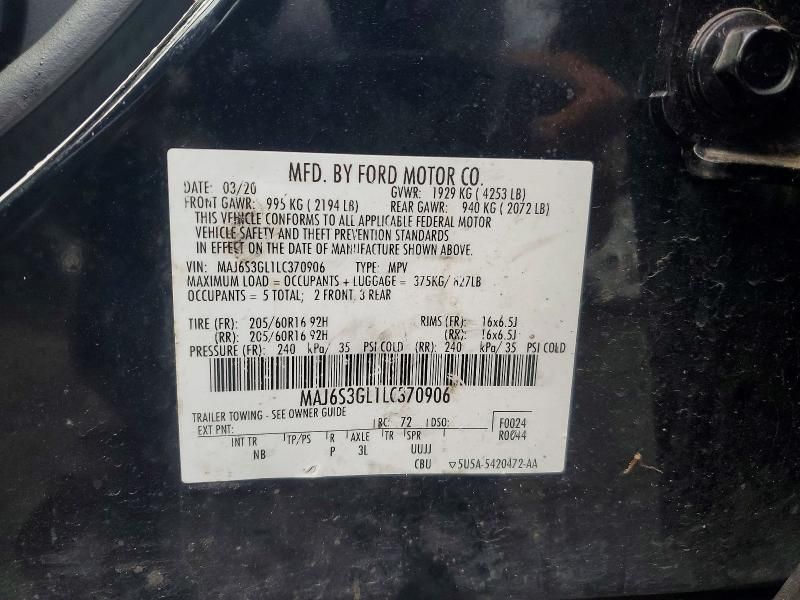 2020 Ford Ecosport se