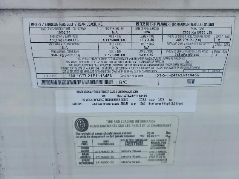 2015 Ywsi Golf Stream Coach