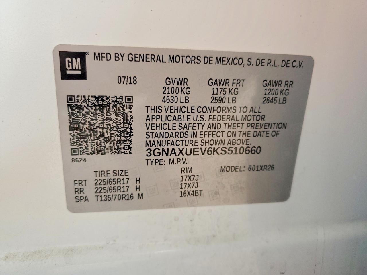 2019 Chevrolet Equinox lt