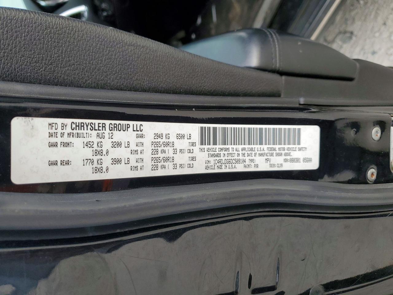 2013 Dodge Durango Crew