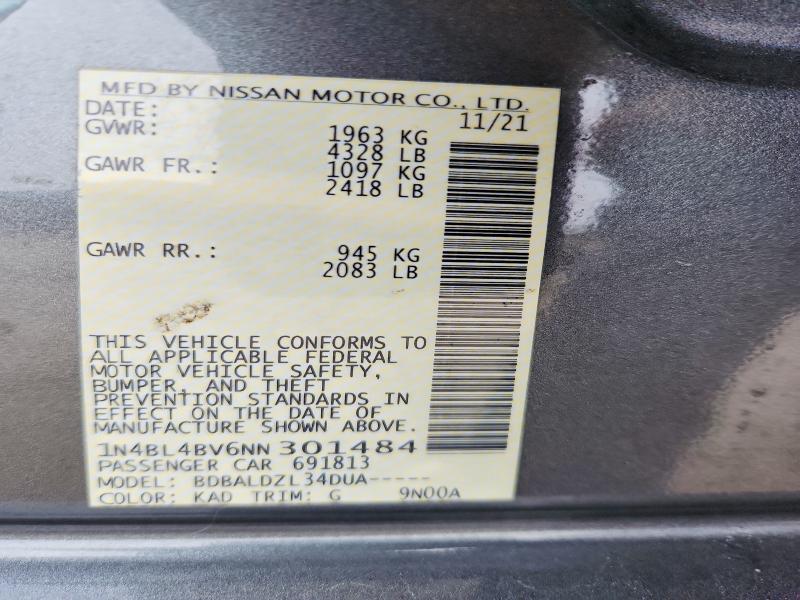 2022 Nissan Altima s