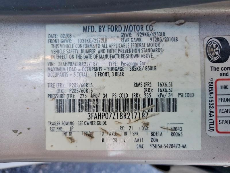 2008 Ford Fusion se