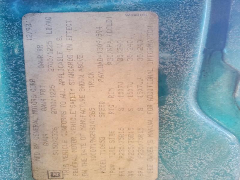 1994 Chevrolet S Truck S10