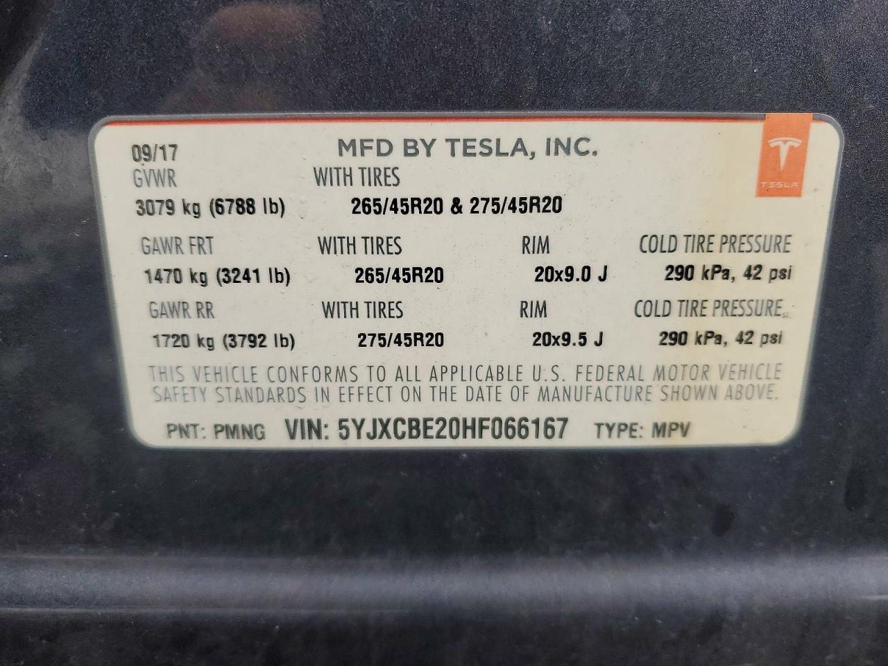 2017 Tesla Model x