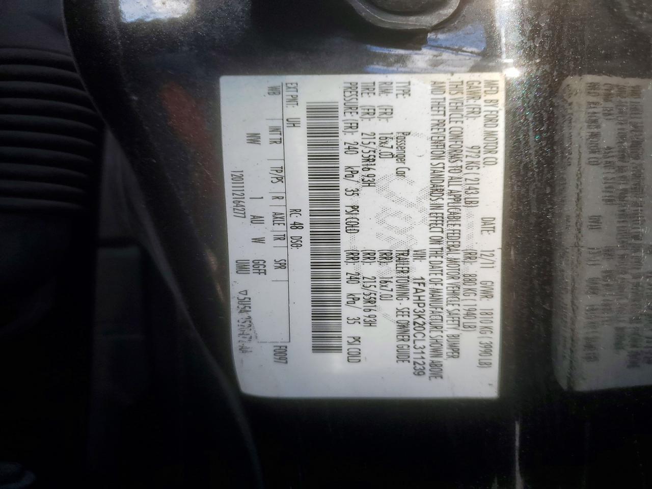 2012 Ford Focus se