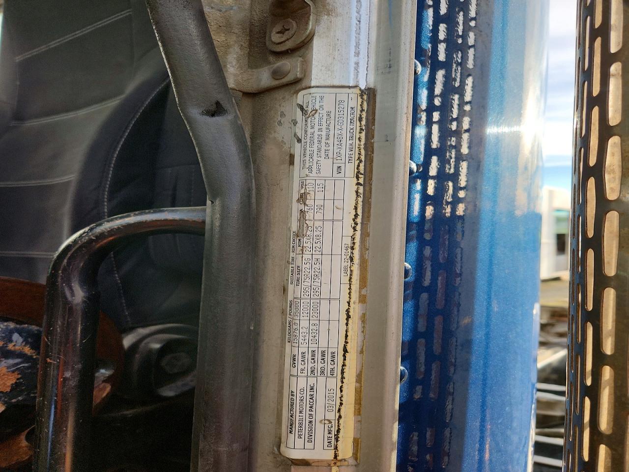 2016 Peterbilt 389 Semi Truck